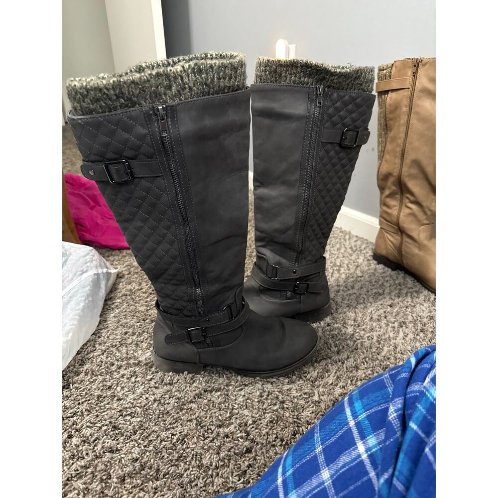 Knee high boots